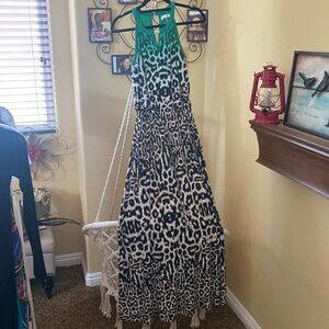 Beautiful maxi leopard dress from Calvin Klein